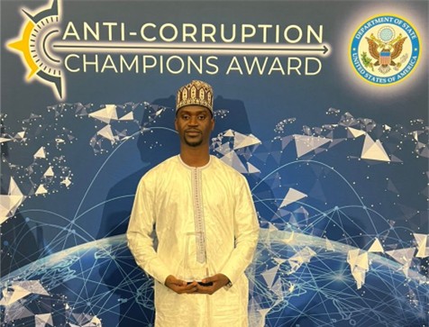 Marr Nyang Honoured with U.S. State Department Anti-Corruption Champions Award