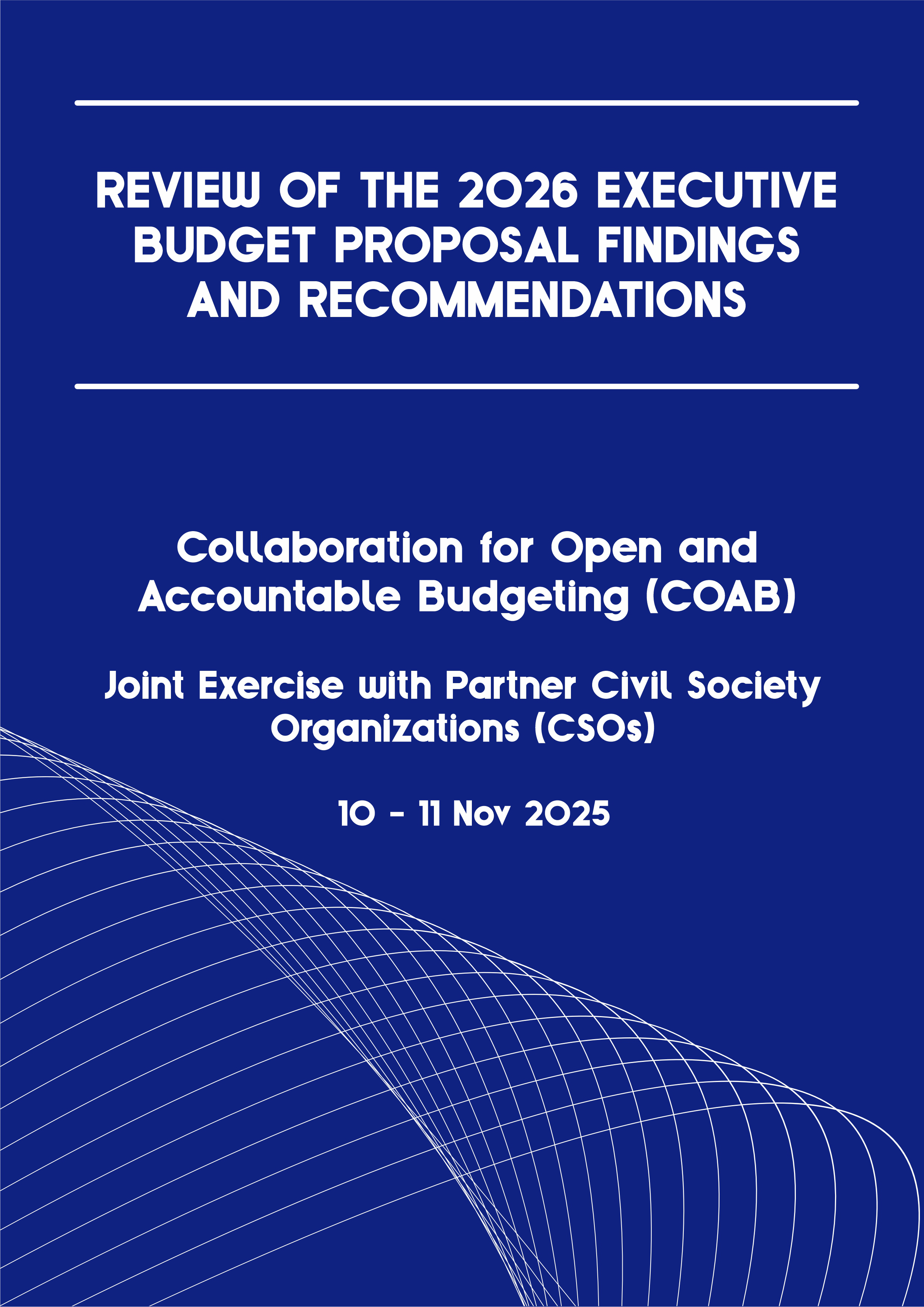 Review of the 2026 Executive Budget Proposal