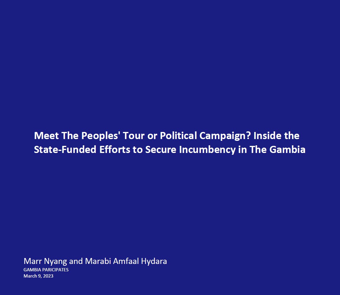Meet The Peoples' Tour or Political Campaign