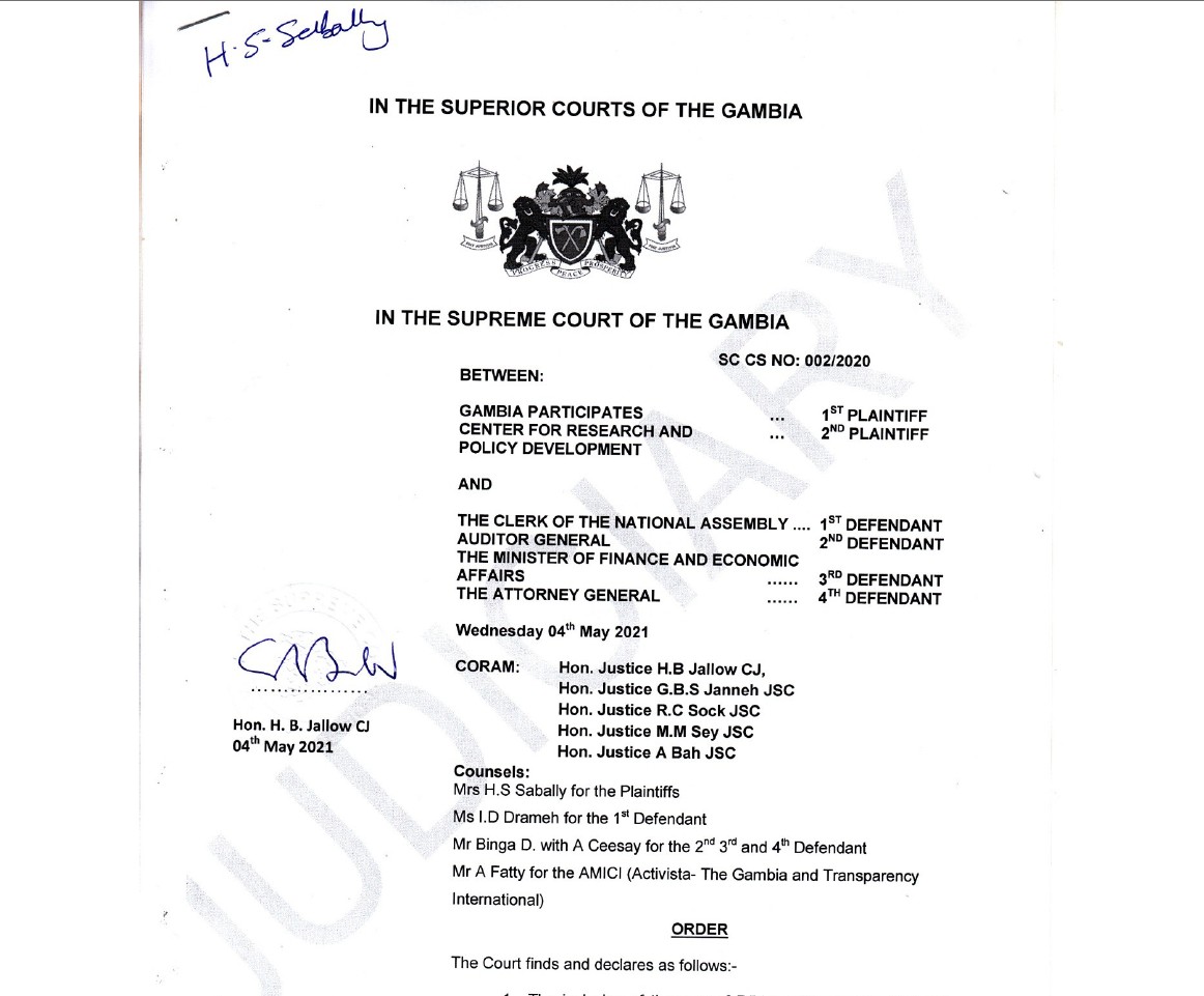 Orders from the Supreme Court 2020